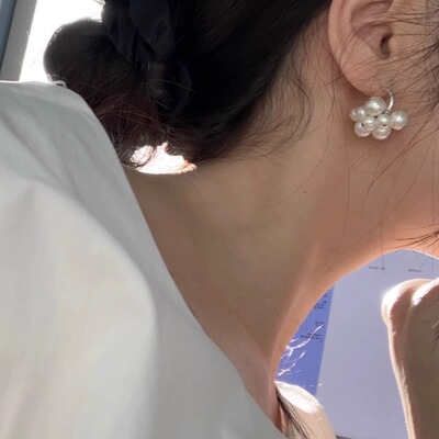 Mondayedition日韩纯银女珍珠