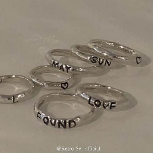 souhait女纯银日韩个性百搭戒指