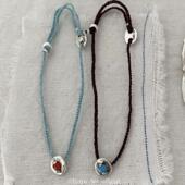 韩系小众设计mars25手工编织煎蛋手绳基础款 s925纯银多色叠戴推荐