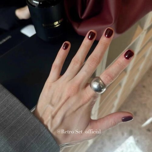 女925银简约开口戒指光面