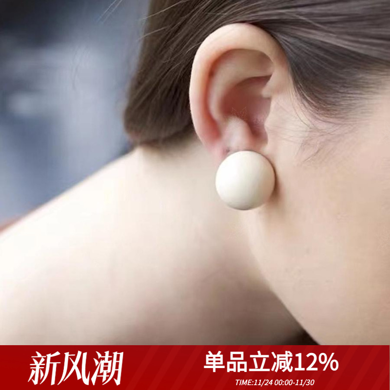 进口树脂定制复古风品质控耳钉