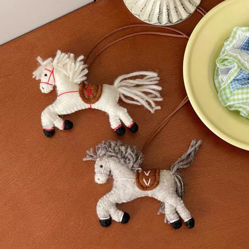 Retro尼泊尔手工羊毛毡包包挂件