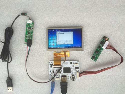 树莓派3/B+RaspberryPi高清HDMI 4.3 5寸数字液晶屏显示器精致版