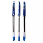 0.4mm圆珠笔极细划透明杆半针可写2千米经典 老式 中油笔金万年777