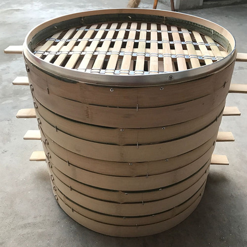 安庆蒸笼竹制商用手工超大竹蒸笼
