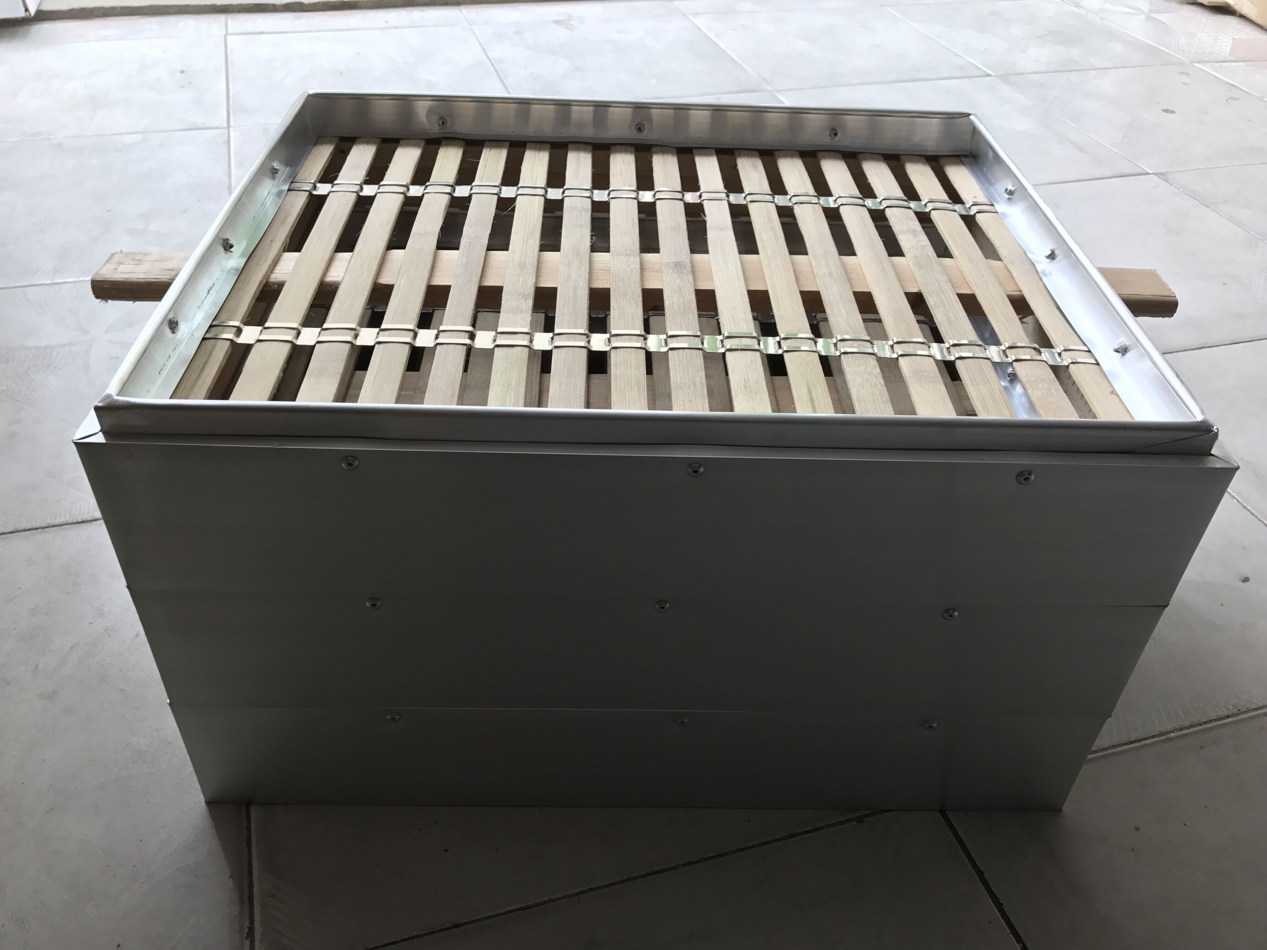长方形包口铝合金竹制商用蒸笼