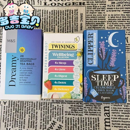 现货 Clipper英国有机肉桂洋甘菊失眠多梦睡眠养生晚安茶袋泡茶包