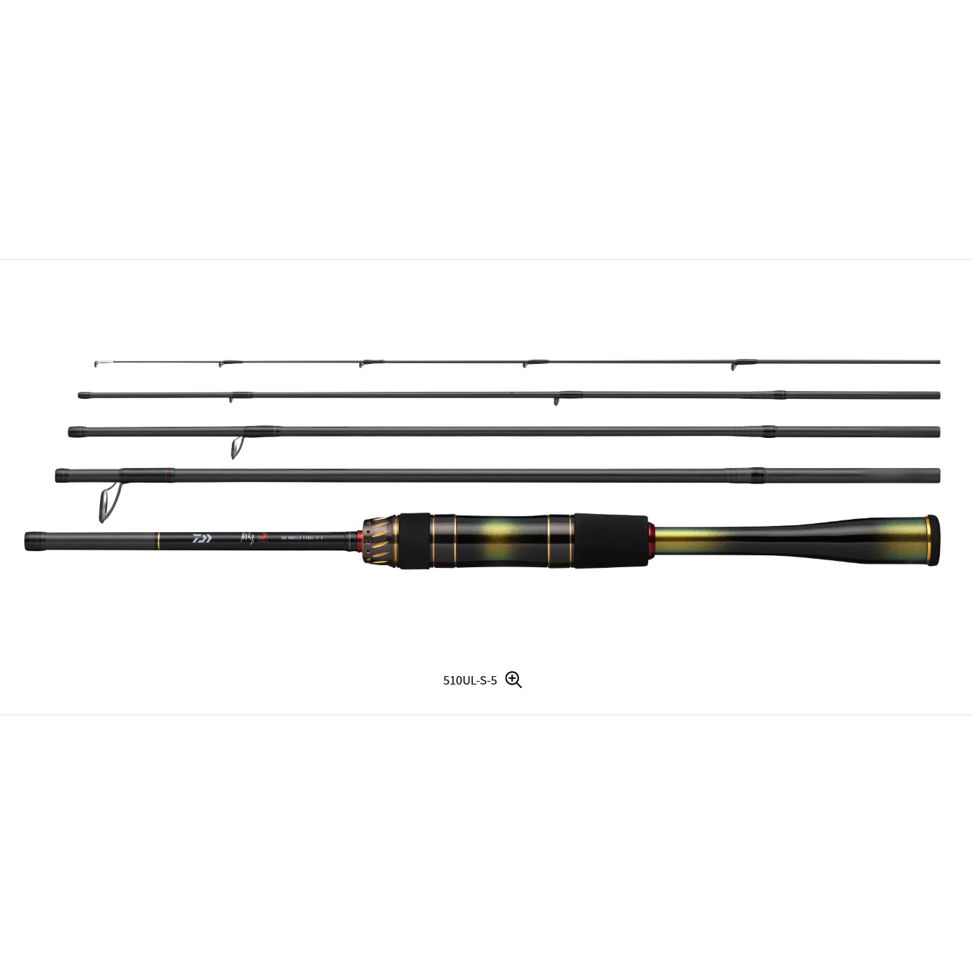 26新款 DAIWA达瓦 便携多节 小根竿 根钓竿 GEKKABIJIN MX MOBILE