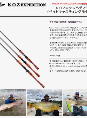 SMITH史密斯23款 K.O.Z EXPEDITON 根钓竿 大根竿KOZ.EX-C65LH