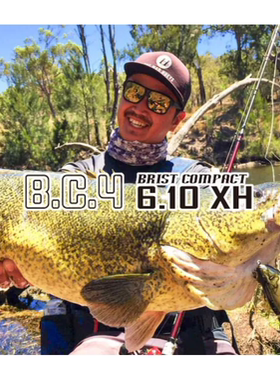 25新款 FISHMAN 枪柄大物竿 多节竿 日产BC4 6.10XH