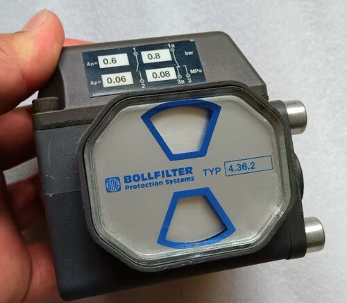 BOLLFILTER 4.36.2压差开关0.6-0.8bar压力传感器