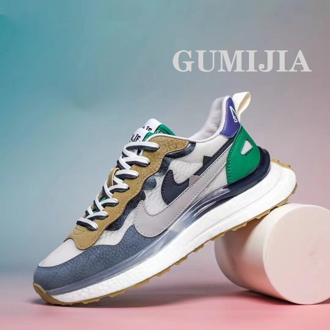 gumijia/古米茄正品夏板鞋百搭韩版潮流男鞋运动休闲系带冰丝网面