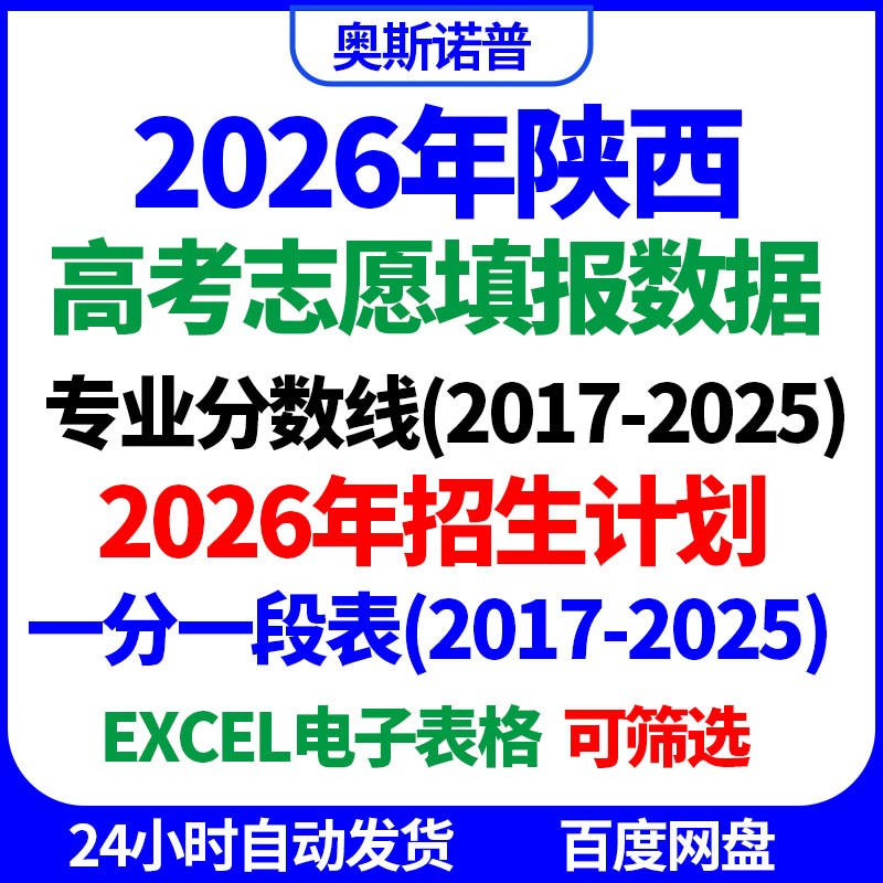 2026年招生计划已更新陕西高考志愿填报专业录取分数位次一分一段