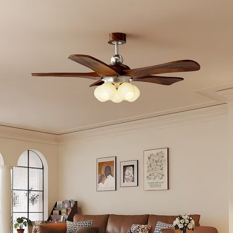 中古风扇吊灯装饰照明诧寂风格