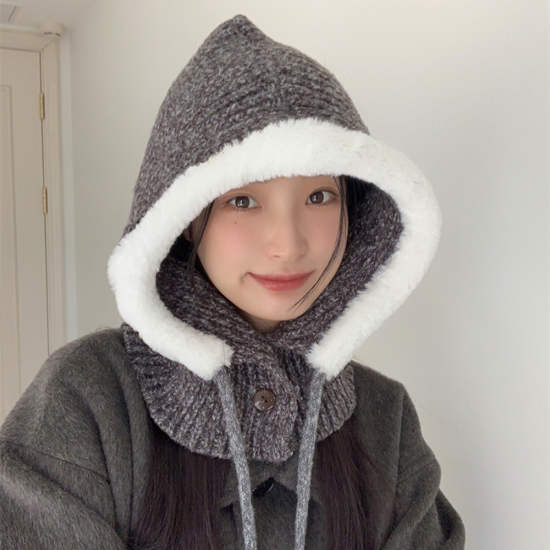 雷锋帽逛街韩系女秋冬巴拉克拉