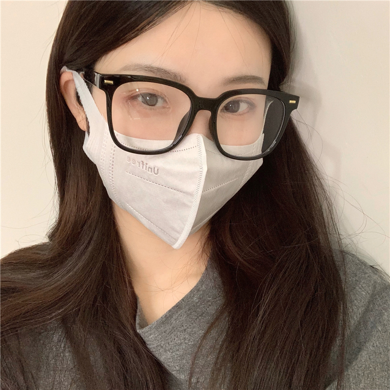 黑色大框素颜显脸小眼镜女简约时髦百搭全框平光镜男韩版眼镜框架