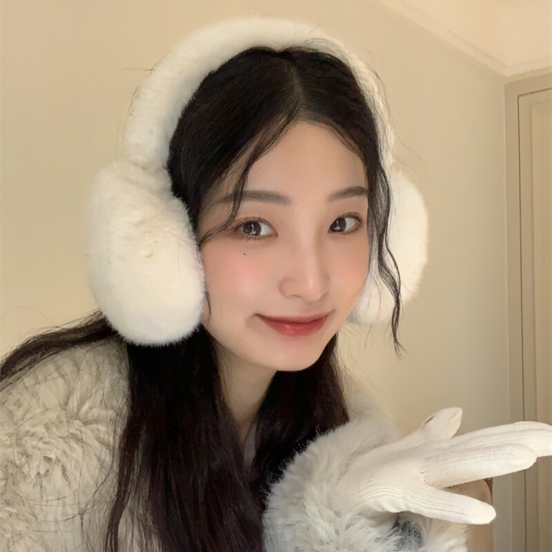 仿貂毛冬季保暖防冻耳罩