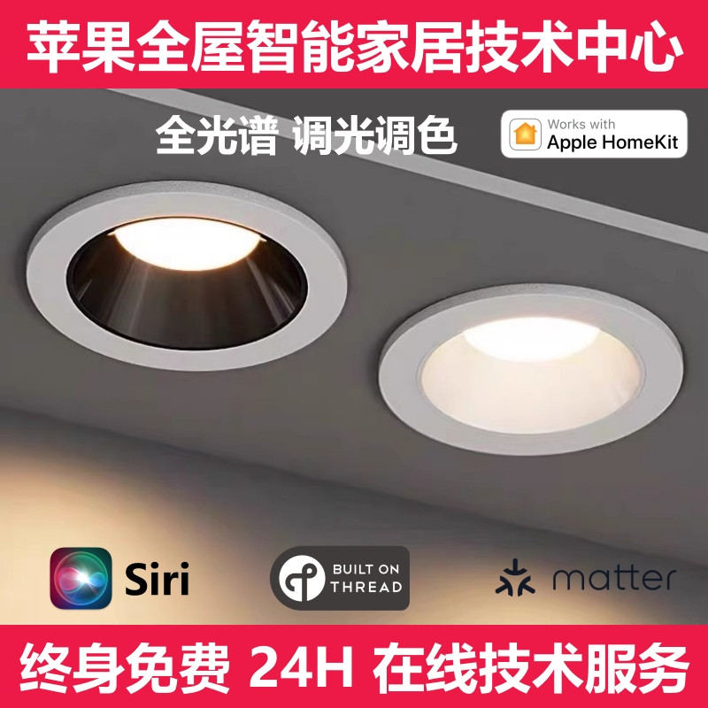 Matter苹果homekit调光调色筒灯