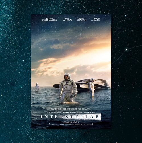 星际穿越Interstellar电影海报客厅卧室工作室房间墙面墙贴装饰画