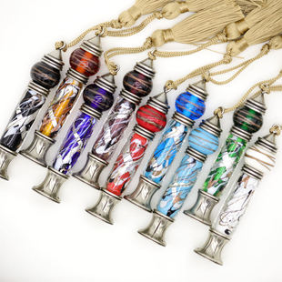 意大利Bortoletti琉璃彩色火漆手柄复古火漆印章手柄金属金色银色