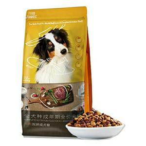 凡可奇狗粮20斤 全犬种金毛拉布拉多牛肉双拼犬粮全犬种通用10kg