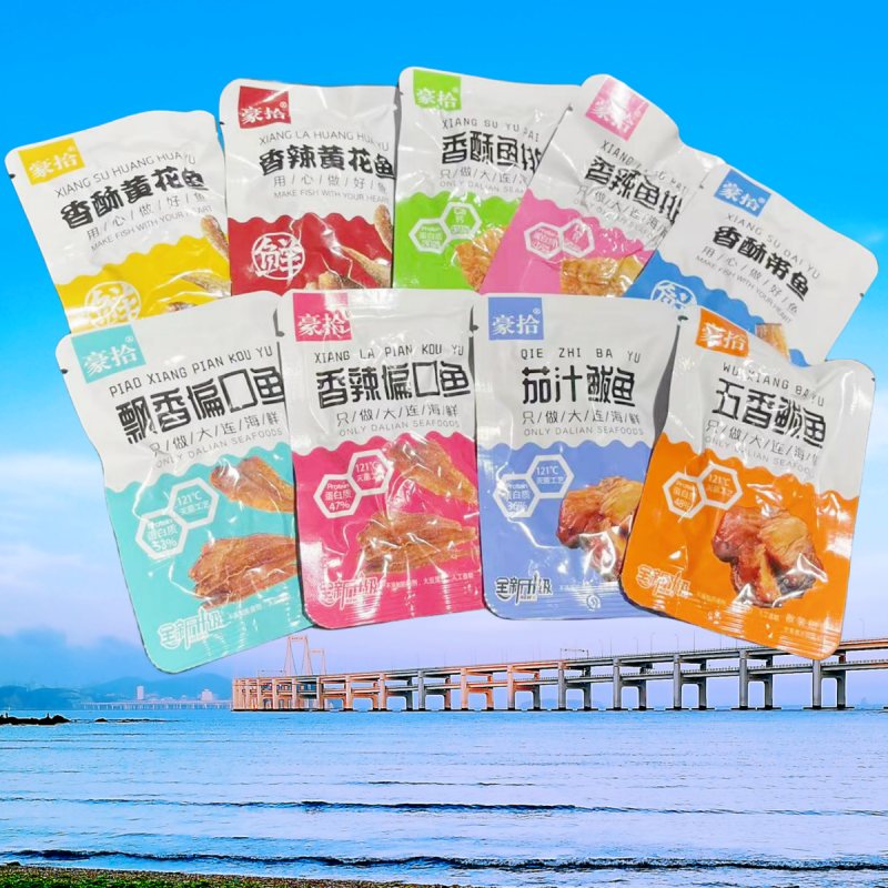 大连特产豪拾香酥黄花鱼偏口鱼