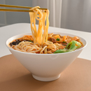 精致小碗骨瓷碗饭碗 嗦粉碗大号北欧风斗笠碗家用面碗高颜值日式