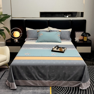 全棉加厚磨毛床单单件纯棉被单秋冬季 1.8 加厚保暖单双人单子1.5