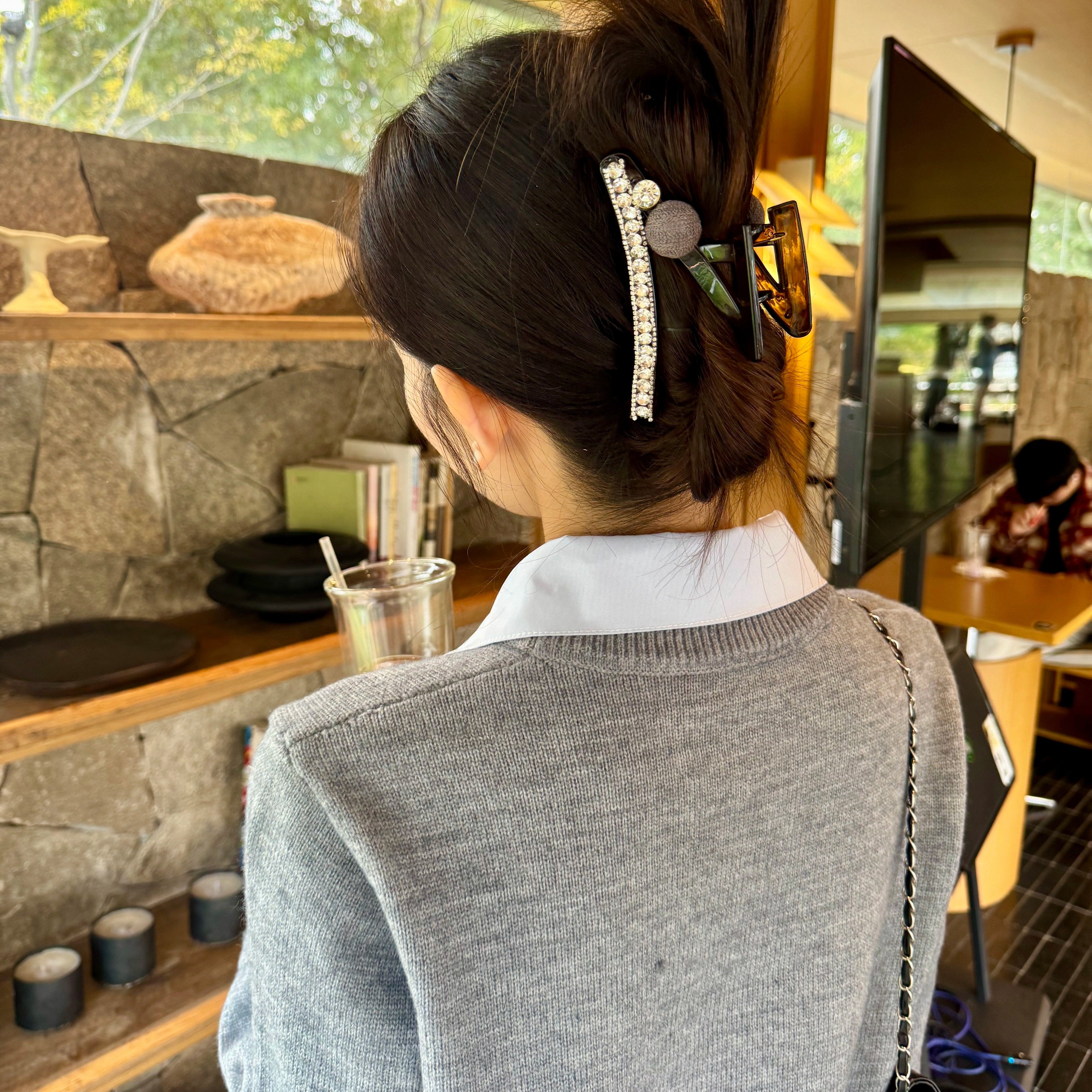 轻奢Z字抓夹~韩国高端满钻Z字型抓夹气质大号后脑勺盘发鲨鱼夹,饰品/流行首饰/时尚饰品新,发饰,淘宝优惠券,粉丝福利购,淘宝优惠卷