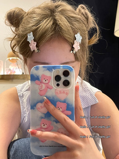 闪闪五角星发夹侧边刘海碎发鸭嘴夹甜美发饰 一对 加了糖分 甜妹