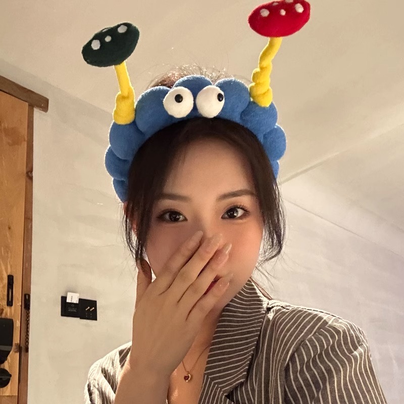 虞书欣同款发箍可爱趣味大眼仔