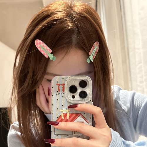 发夹甜美少女醋酸无痕鸭嘴夹