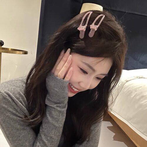 简约质感鸭嘴夹前额碎发夹