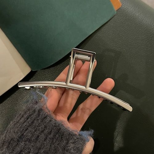 抓夹气质简约交叉鸭嘴夹