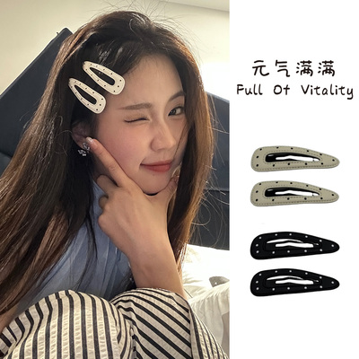 碎发夹女可爱风极简边夹