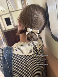 总有一些温柔 韩系醋酸蝴蝶结发圈扎丸子低马尾绳头饰皮筋 梦想