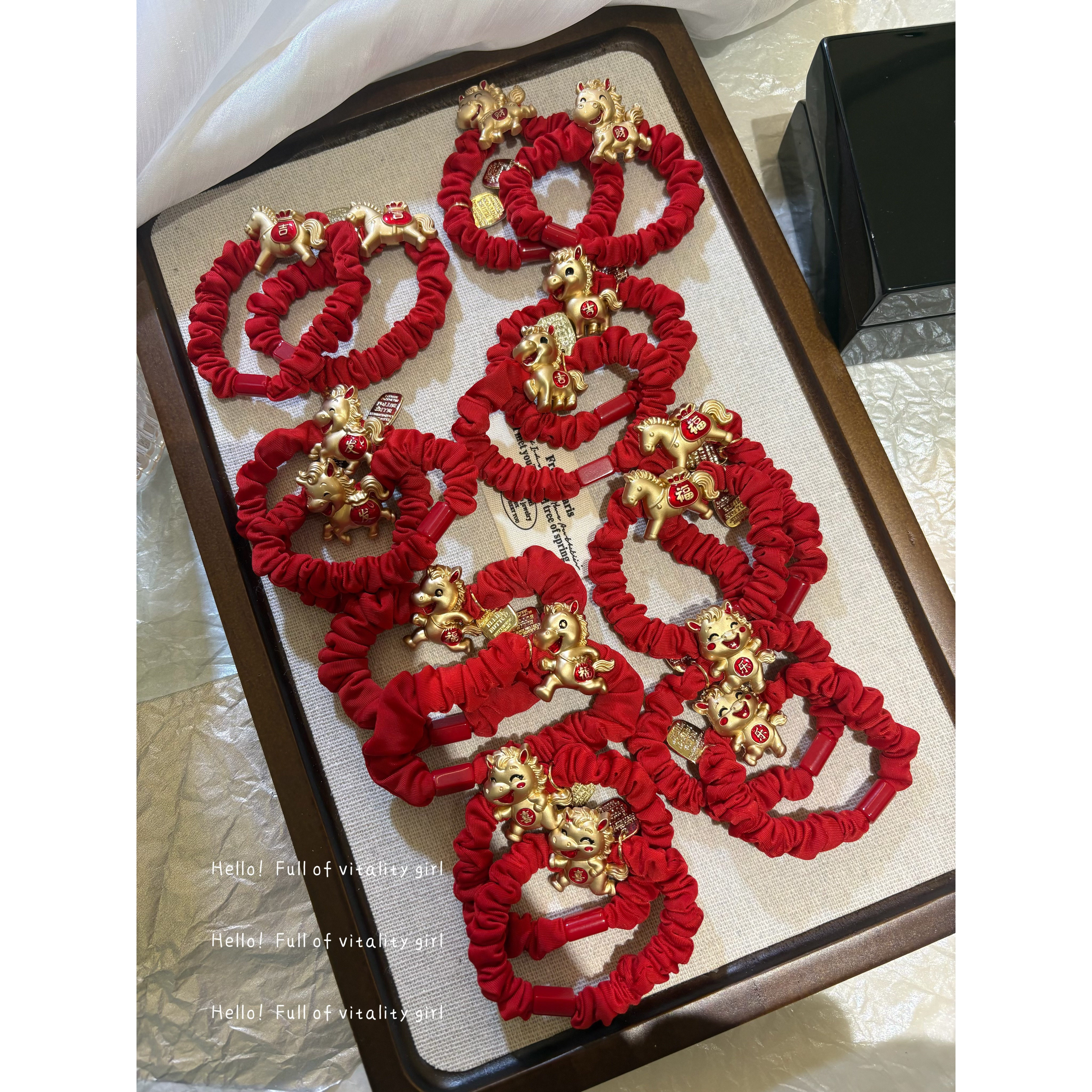 2026本命年发绳女马年红色头绳新年发饰过年扎高马尾皮筋耐用发圈,饰品/流行首饰/时尚饰品新,发饰,淘宝优惠券,粉丝福利购,淘宝优惠卷