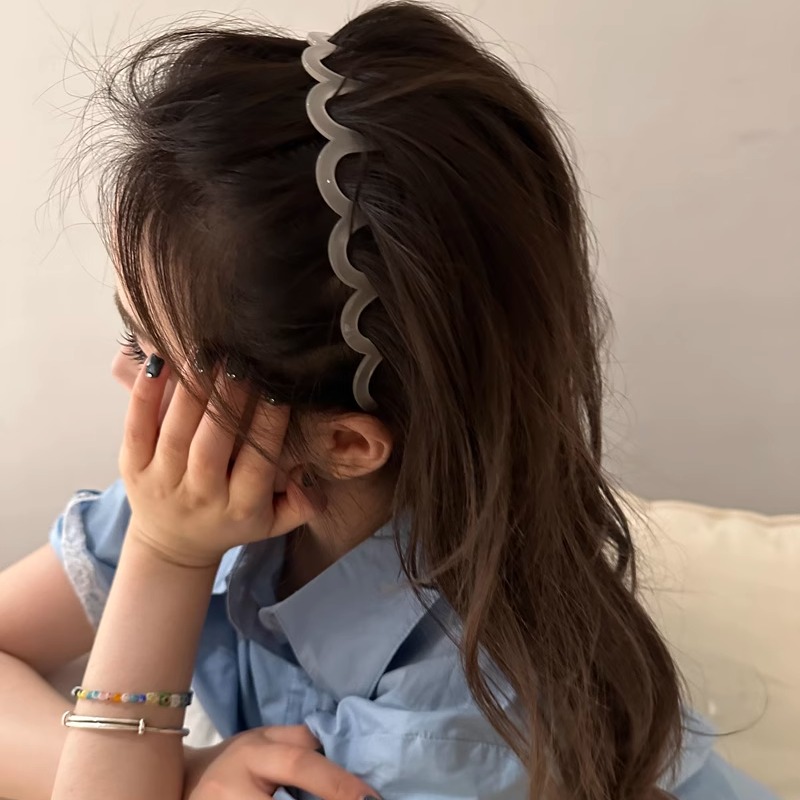 波浪发箍气质高级感韩系简约