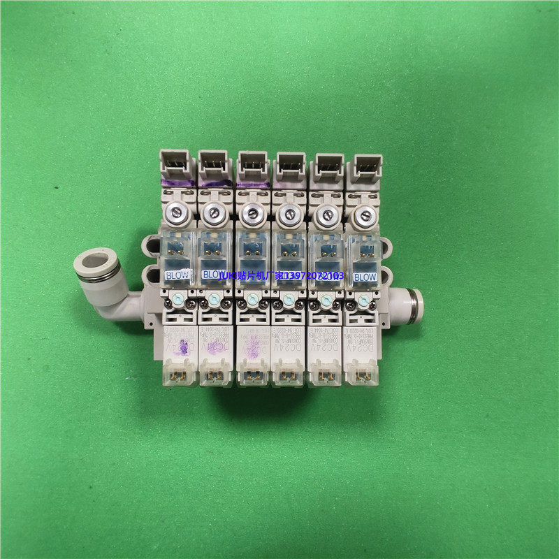 JUki贴片机2070/2080/FX-2R新款电磁阀整套带支架单片拆机原装全