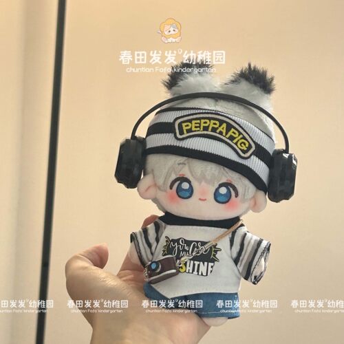 10cm娃衣运动潮男套装玩偶衣服换装耳机帅气正常体玩具服饰
