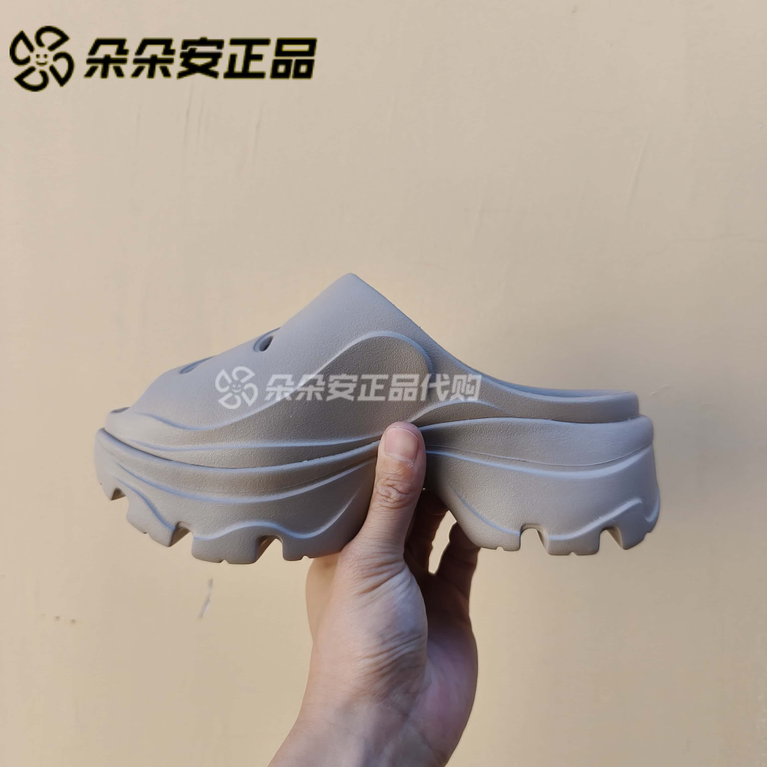 阿迪达斯adidas stella女运动休闲厚底增高防滑鱼嘴凉拖鞋 IF6537