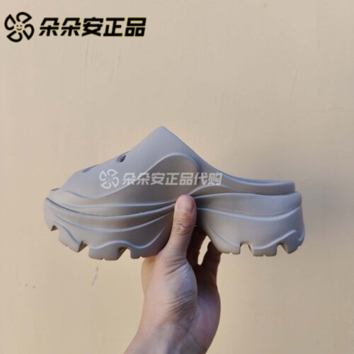 阿迪达斯女鞋厚底增高凉拖鞋