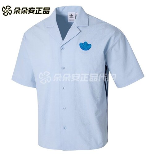 阿迪达斯三叶草男子翻领POLO衫