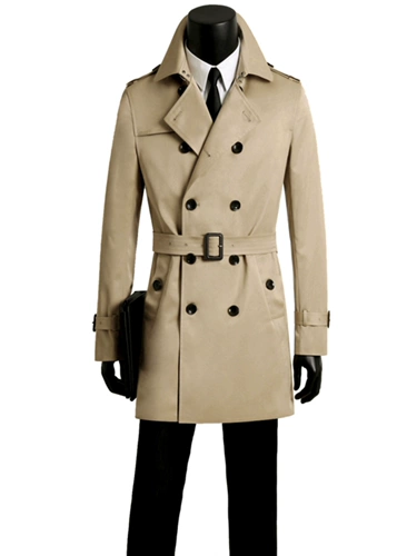 Осеннее пальто, куртка в английском стиле, модный плащ