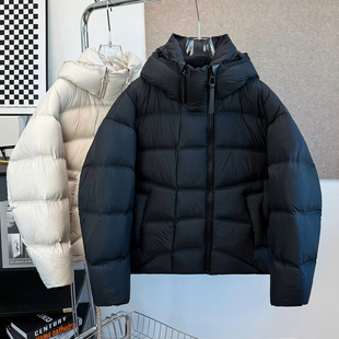 【90白鸭绒250G】2025冬季男士羽绒服蓬松保暖泡芙防寒服外套上衣