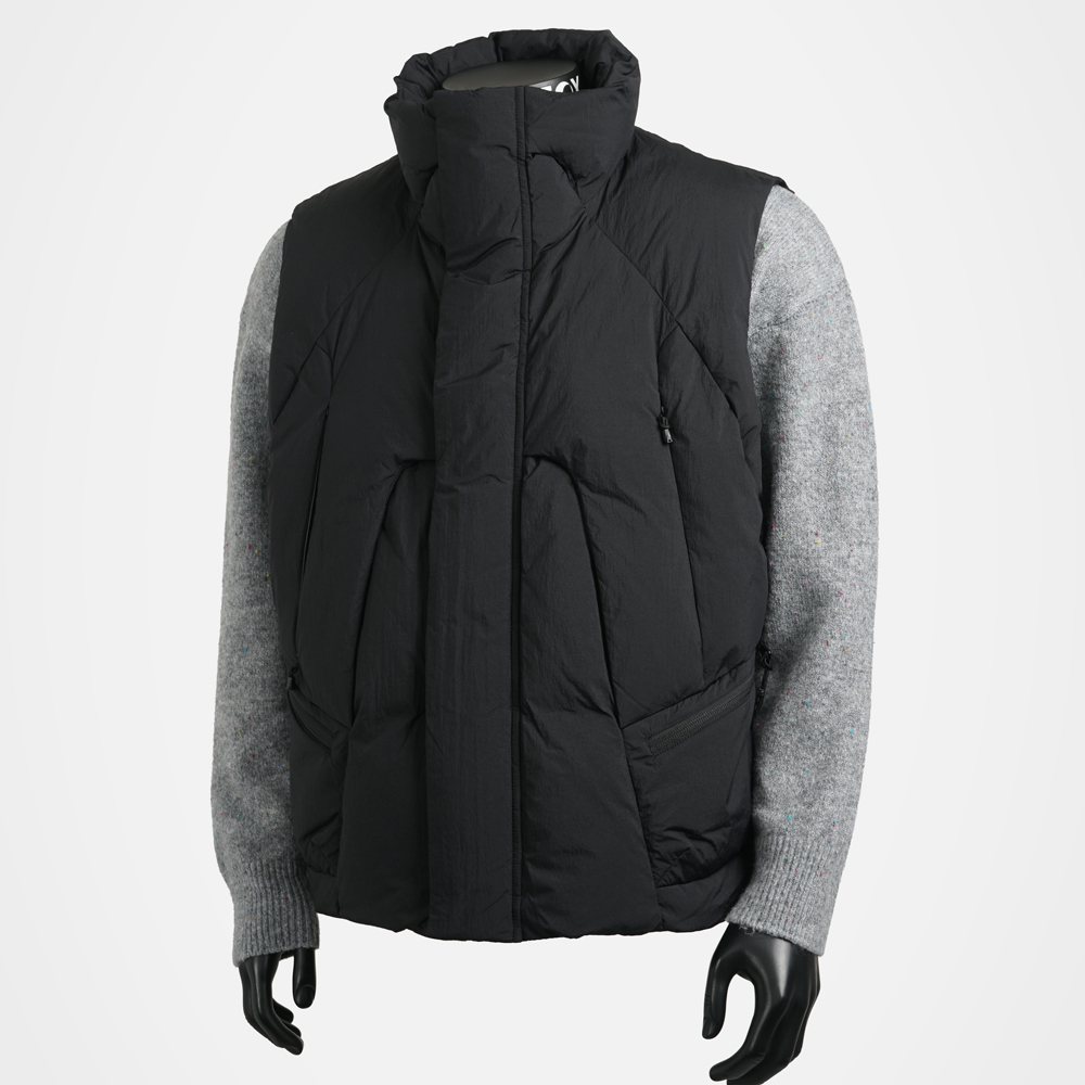 冬季男士立领羽绒马甲 轻盈保暖 通勤机能风宽松外穿背心