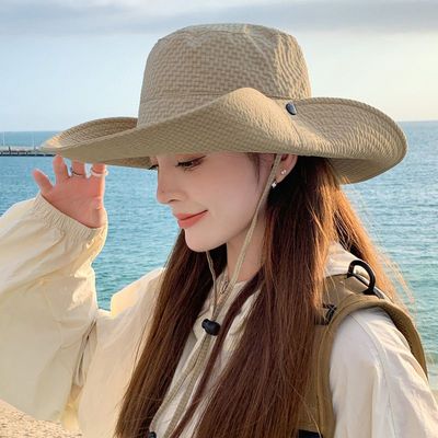 日本代购GP帽子女春夏季露营轻薄防晒遮阳户外钓鱼旅游登山徒步帽