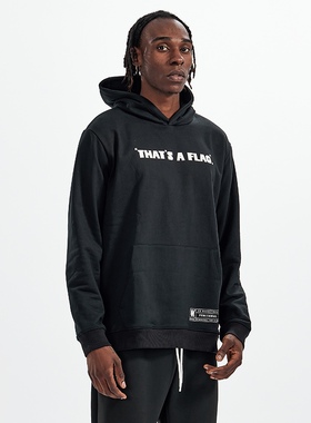 UH春季美式潮流连帽卫衣笑脸印花篮球户外运动训练休闲打球帽衫男