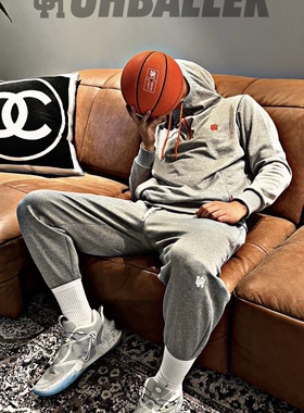 UH秋季美式男子束脚裤篮球训练扎袜运动长裤卫裤休闲吸汗速干宽松