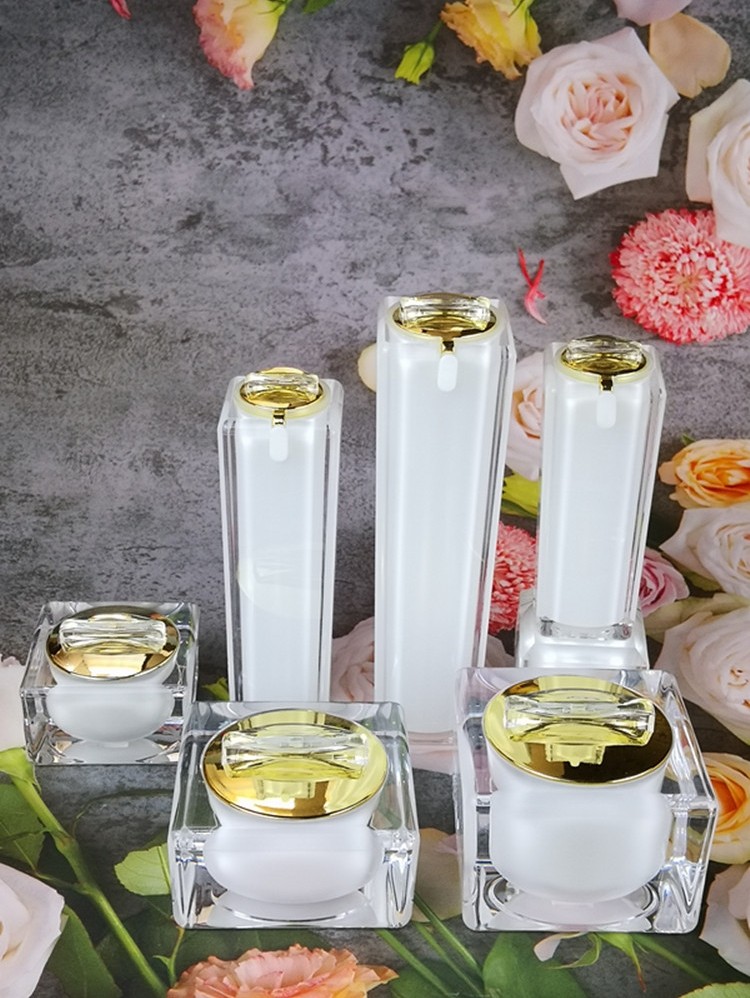 方形亚克力瓶 高端护肤品包装 蝴蝶结盖瓶 隔离面霜 乳液分装瓶,彩妆/香水/美妆工具,化妆/美容工具,淘宝优惠券,粉丝福利购,淘宝优惠卷